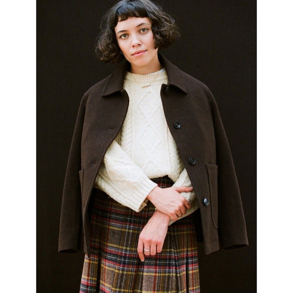 Paynter Women's Batch No.16 - Herdwick Brown Extra Small The Wool Cashmere Chore